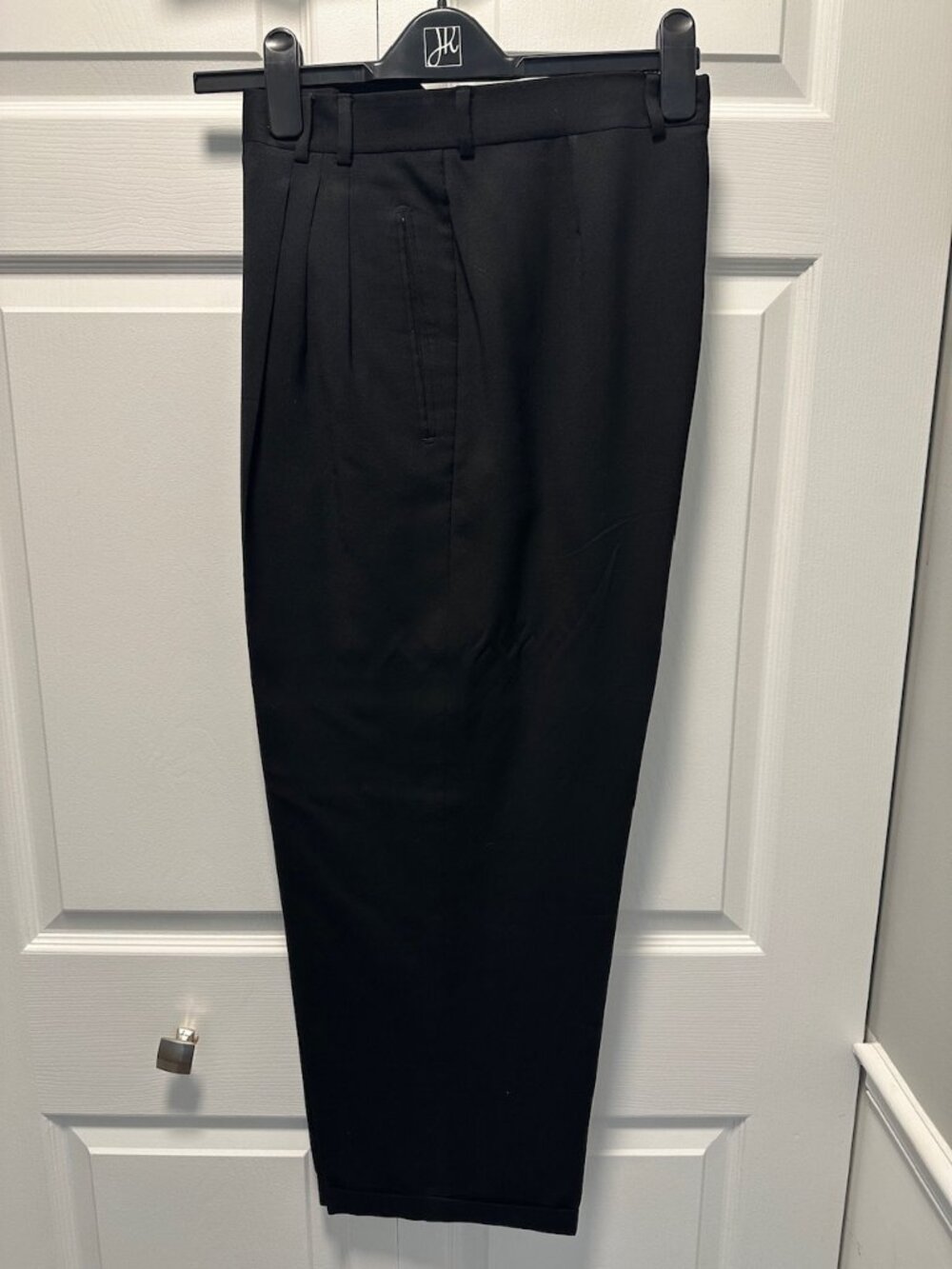 Avanzata Charcoal black slacks for Italy purcased at Harry Rozen around 1990